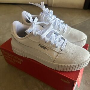 Puma white shoes size 7.5